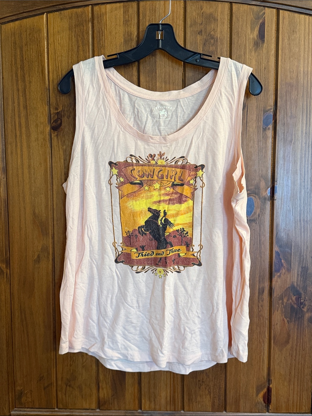 Idyllwind Peach Cowgirl Graphic Tank